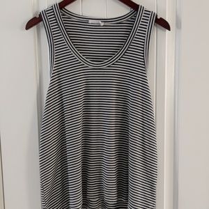 Anthropologie striped tank top size large